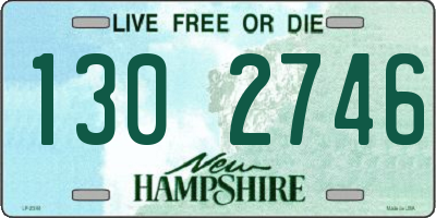 NH license plate 1302746