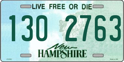 NH license plate 1302763