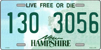 NH license plate 1303056