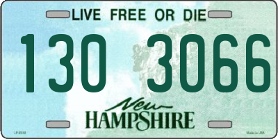 NH license plate 1303066