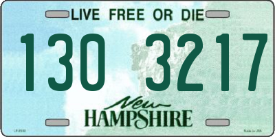 NH license plate 1303217
