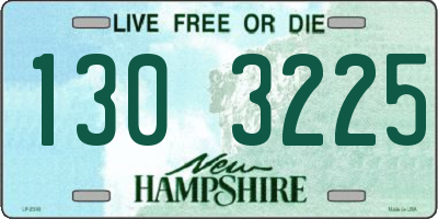 NH license plate 1303225