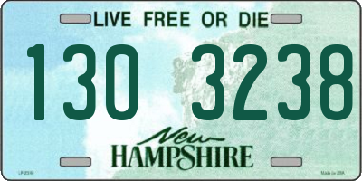 NH license plate 1303238