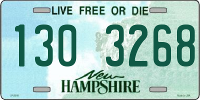 NH license plate 1303268