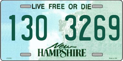 NH license plate 1303269