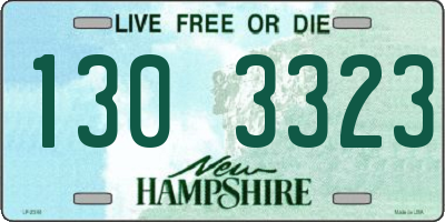 NH license plate 1303323