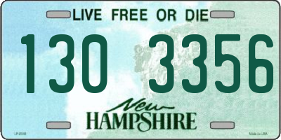 NH license plate 1303356