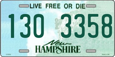 NH license plate 1303358