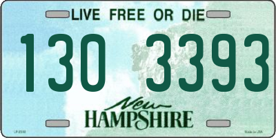 NH license plate 1303393