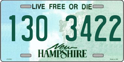 NH license plate 1303422