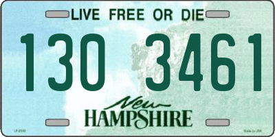 NH license plate 1303461