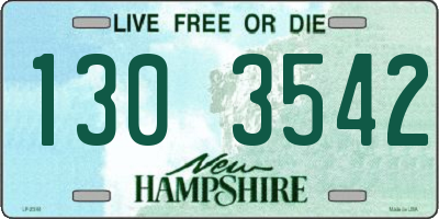 NH license plate 1303542