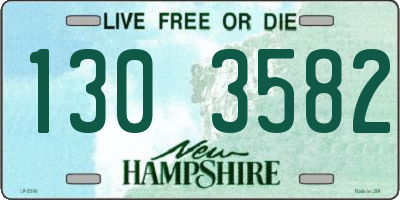 NH license plate 1303582