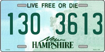 NH license plate 1303613