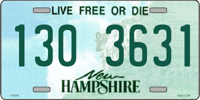 NH license plate 1303631