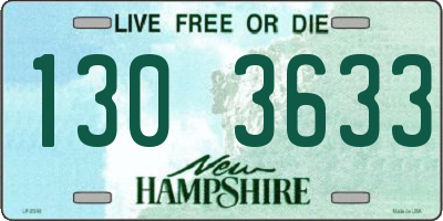 NH license plate 1303633