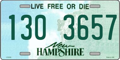 NH license plate 1303657