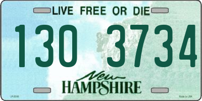 NH license plate 1303734