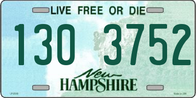 NH license plate 1303752