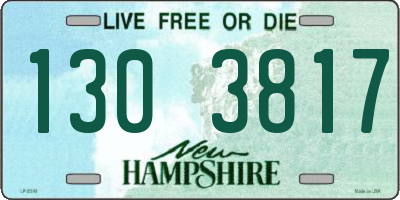 NH license plate 1303817