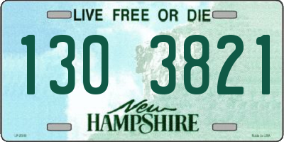 NH license plate 1303821