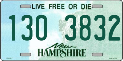 NH license plate 1303832