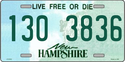 NH license plate 1303836