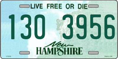 NH license plate 1303956
