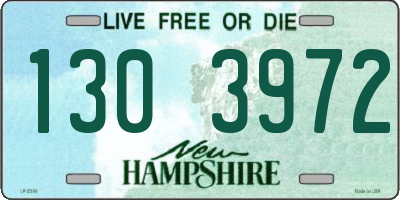 NH license plate 1303972