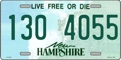NH license plate 1304055