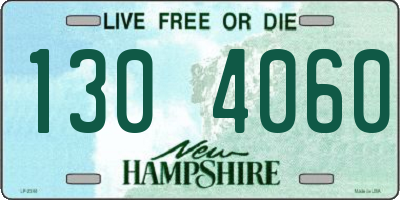 NH license plate 1304060