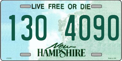 NH license plate 1304090