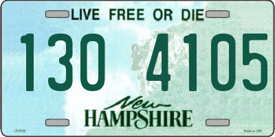 NH license plate 1304105