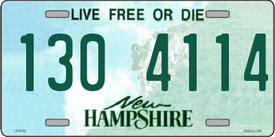 NH license plate 1304114