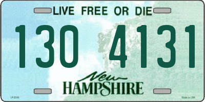 NH license plate 1304131
