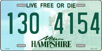 NH license plate 1304154