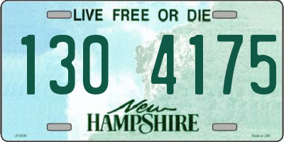 NH license plate 1304175