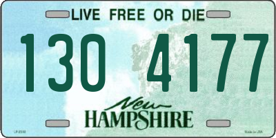 NH license plate 1304177