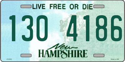 NH license plate 1304186
