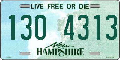 NH license plate 1304313