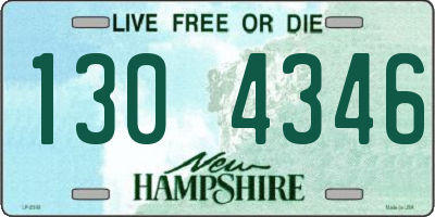 NH license plate 1304346