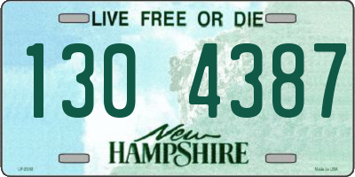 NH license plate 1304387