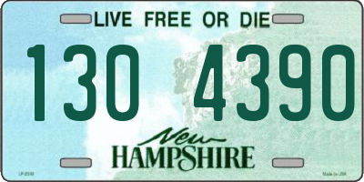 NH license plate 1304390