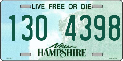 NH license plate 1304398