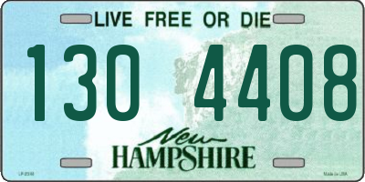 NH license plate 1304408