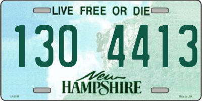 NH license plate 1304413