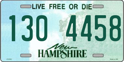 NH license plate 1304458