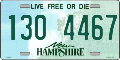 NH license plate 1304467