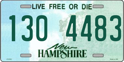 NH license plate 1304483