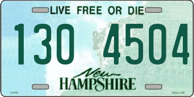 NH license plate 1304504